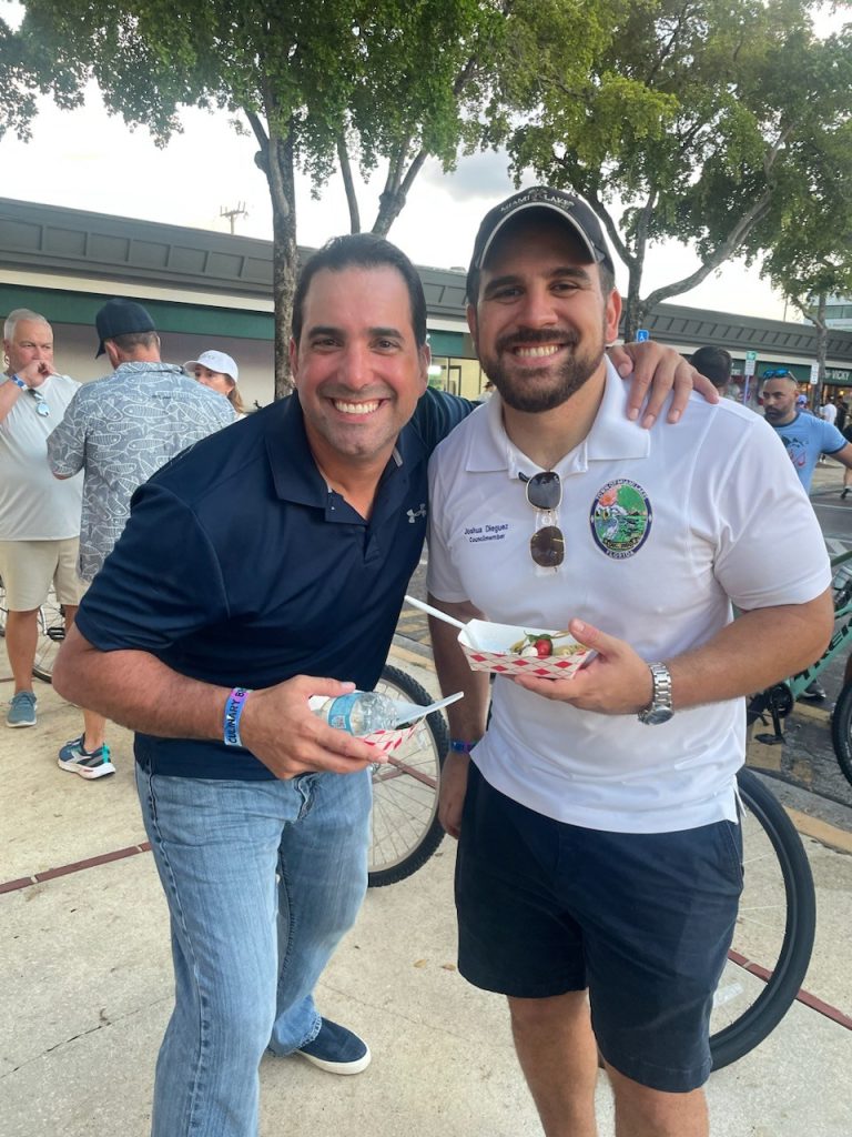 Josh Enjoying the 2023 Culinary Bike Tour